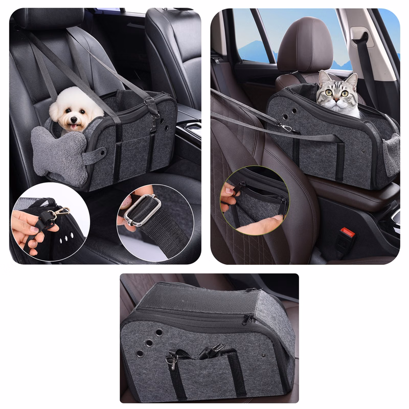 Portable Dog Car Seat Cat Carrier
