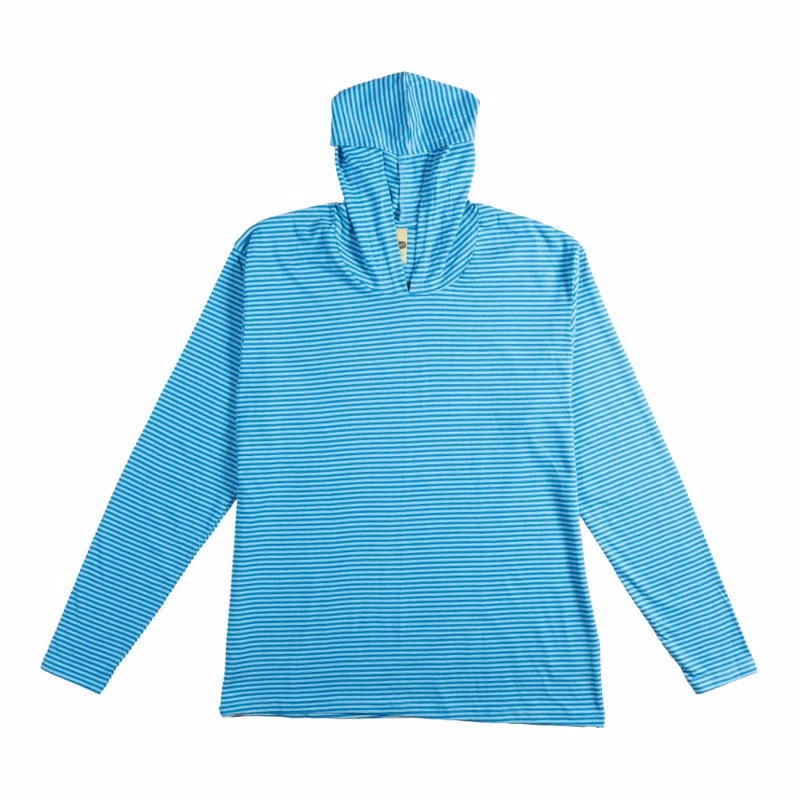 Striped "Smoking Reel" Pullover Hoodie