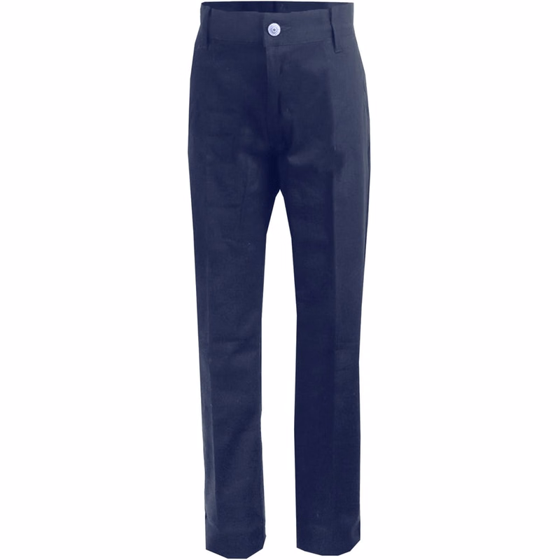 Girls' Uniform Pants - Size 4 Navy Straight Leg