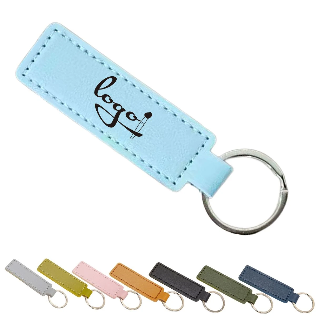 Leather Key Ring Hoop 1