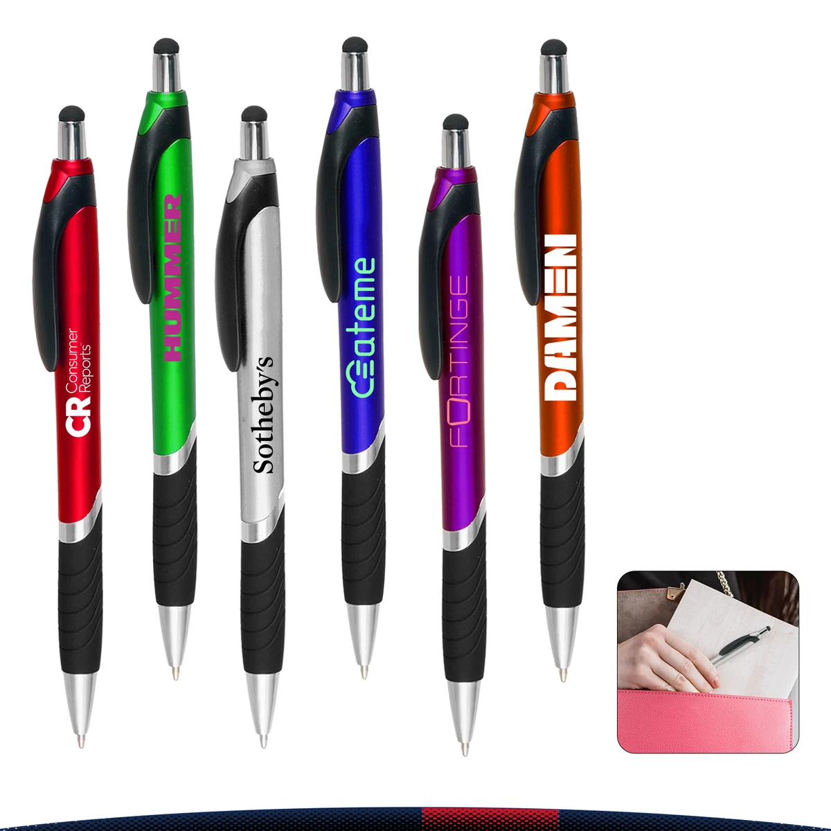 Kuma Plastic Pens with Screen Touch Stylus 1