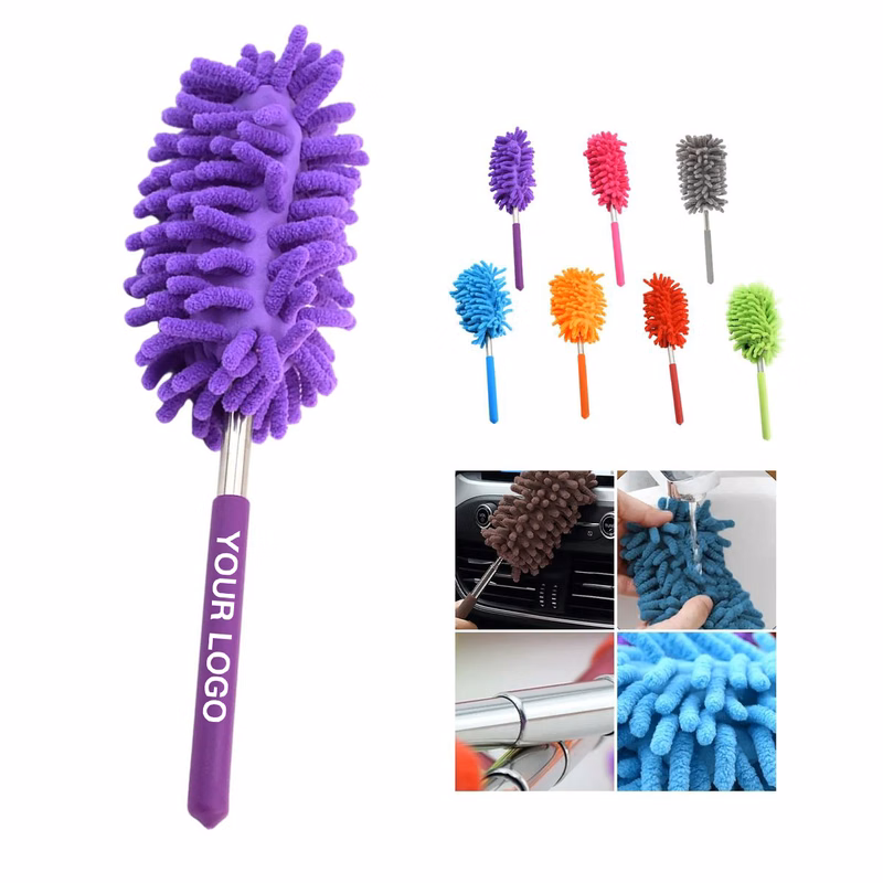 Detachable Microfiber Duster for Wet or Dry Use