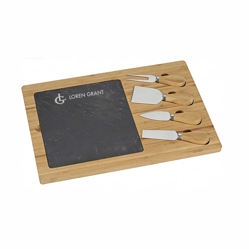 Slate Cheese Board Set - Ocean