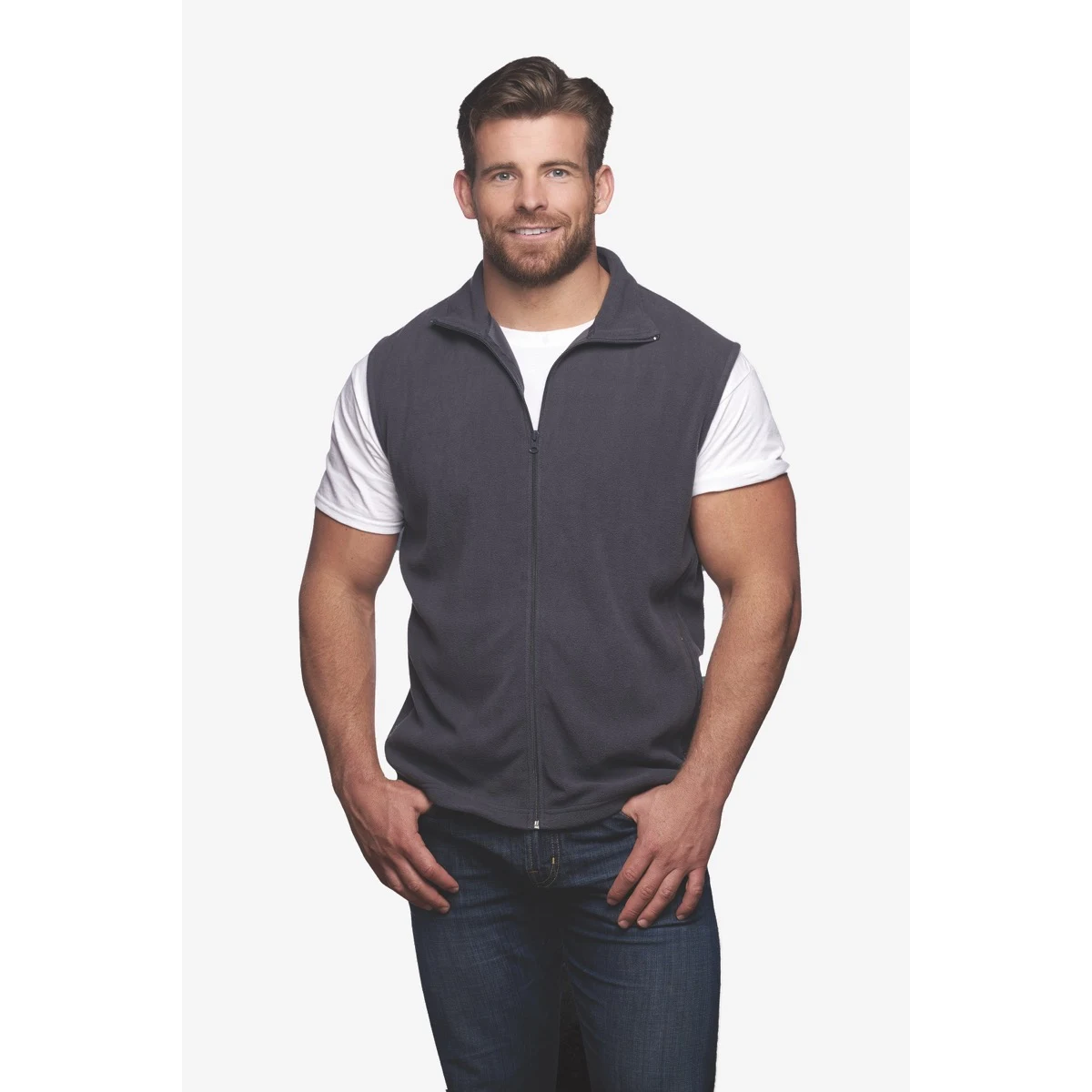 Apex Men's Micro Fleece Vest 1