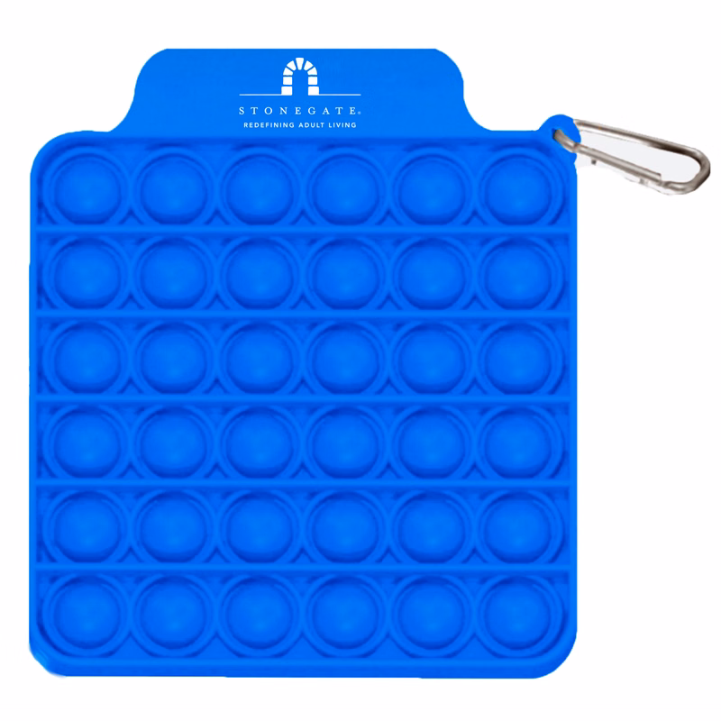 Square Fidget Popper Board with Tab