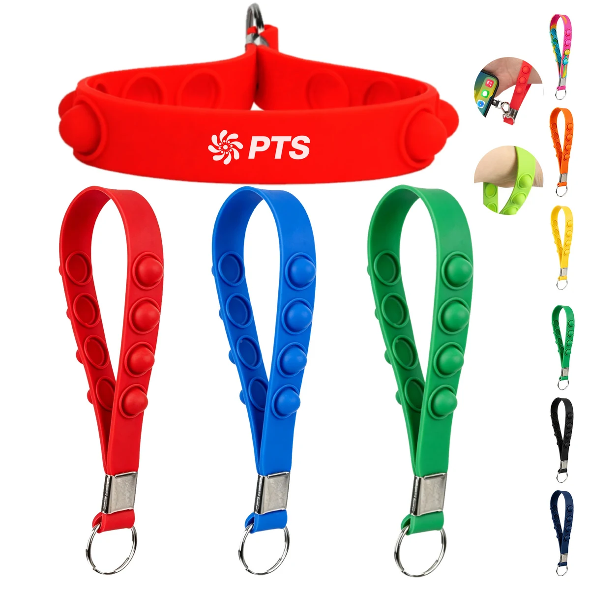 Popper Stress Reliever Key Chain 1