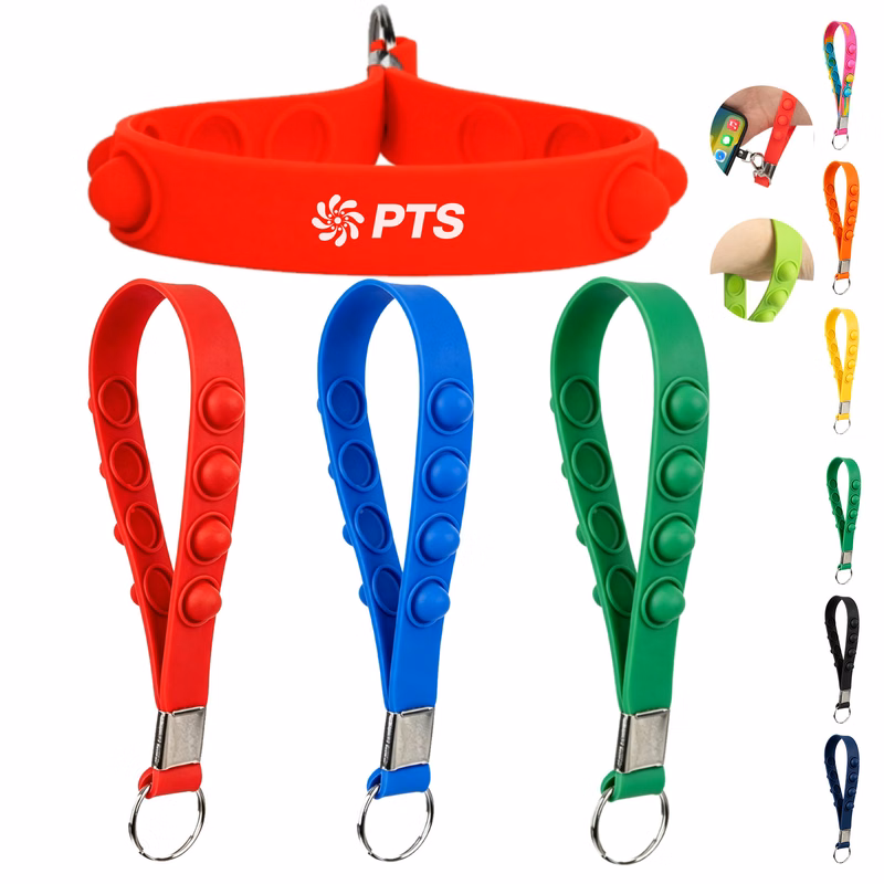 Popper Stress Reliever Key Chain