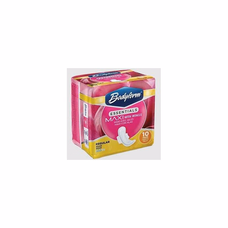 Maxi Pads with Wings - Regular 10 Count