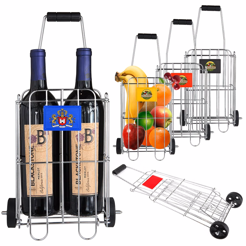 iPosh Wine/Fruit Cart (Black)
