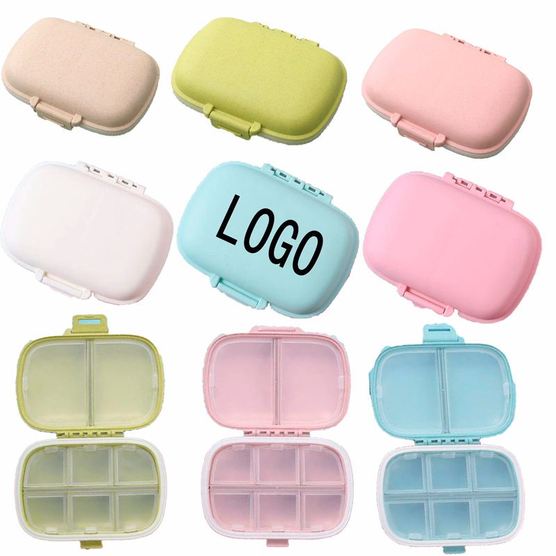 Eight-Grid Pill Box