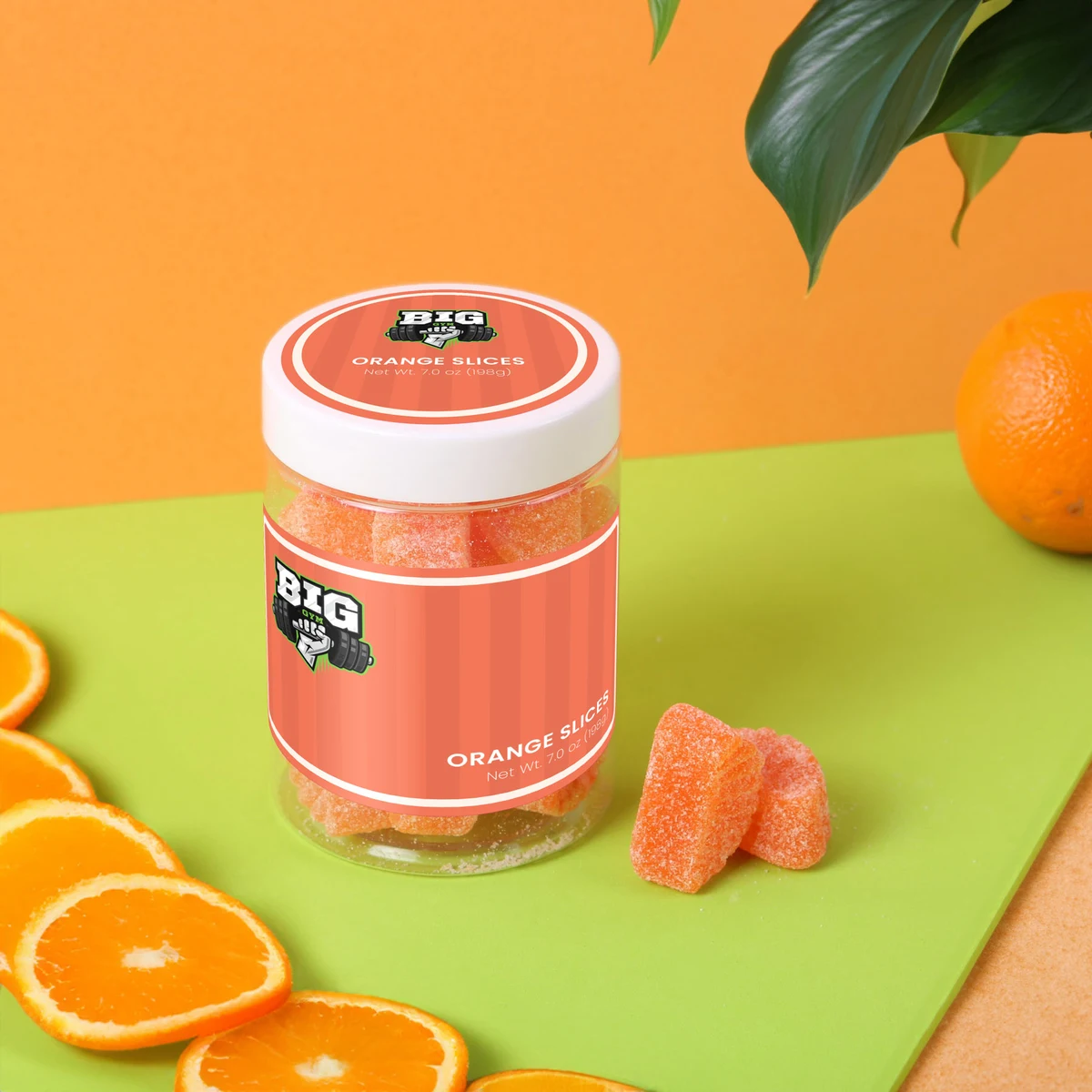 Orange Slices: Large Jar 1