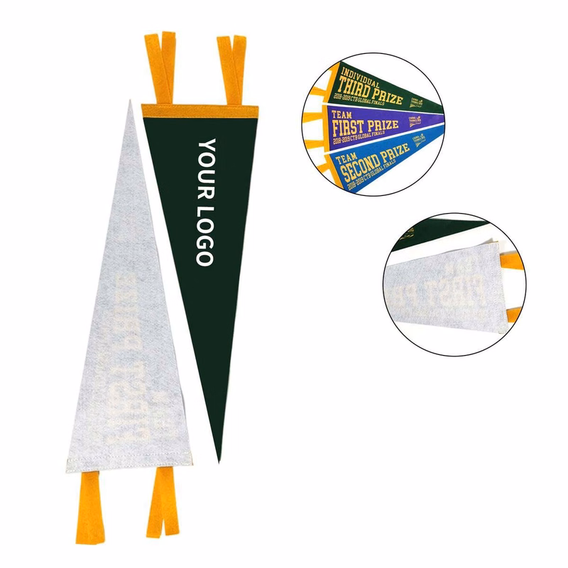 Custom Printed Triangle Pennant Flag for Promotions