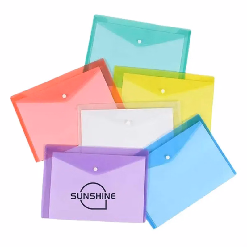 A4 Press Stud File Bag