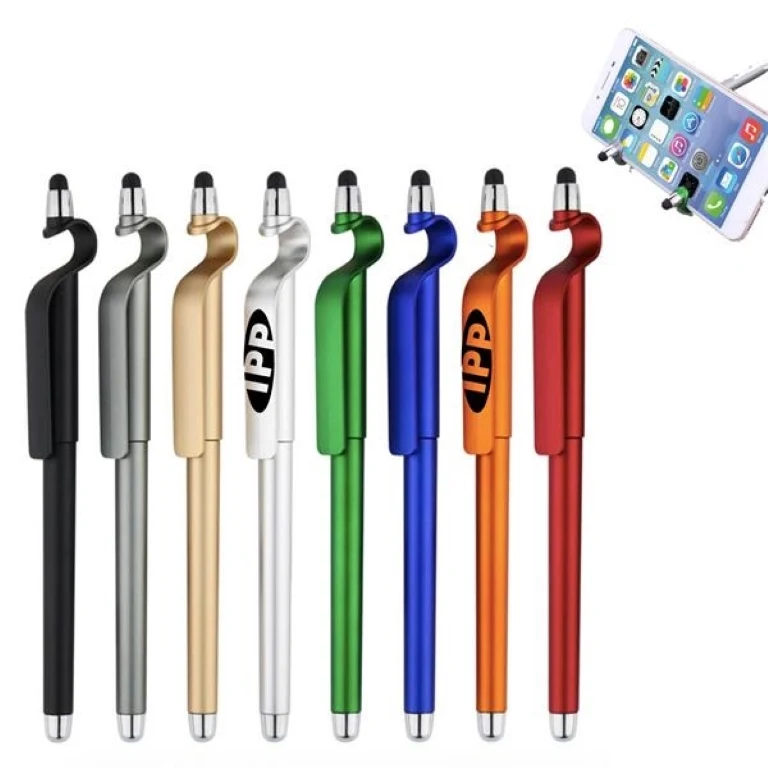 Multifunctional 3 in 1 Phone Holder Capacitive Stylus Ballpo 1