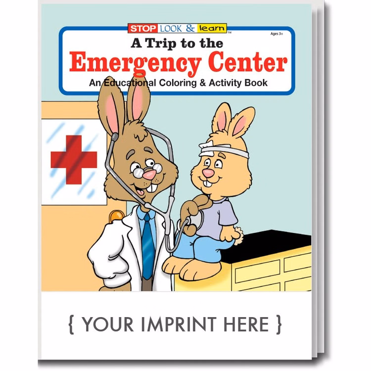 COLORING BOOK - A Trip to the Emergency Center Coloring & Activity Book