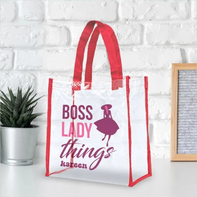 Clear Vinyl Stadium Tote 1