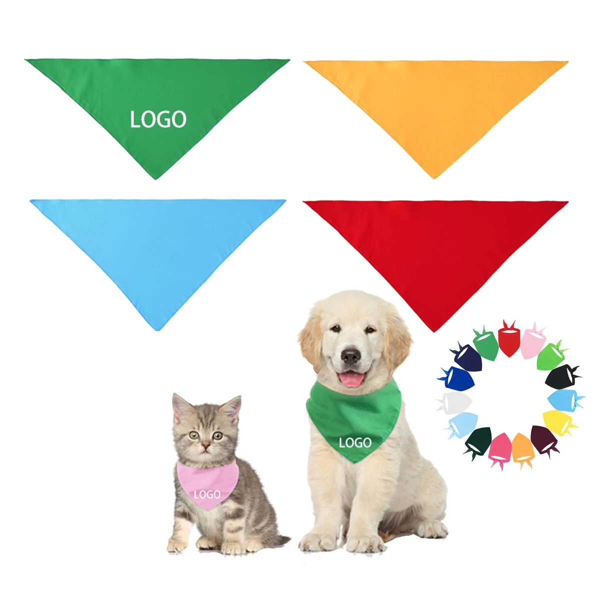 Pet Dog Cat Scarf Bib 1
