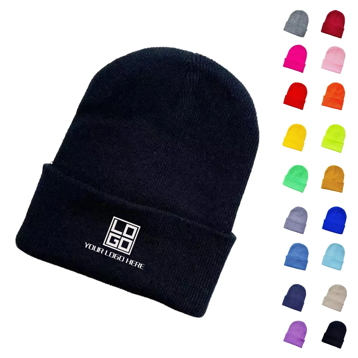 Acrylic Warm Knitted Hat 1