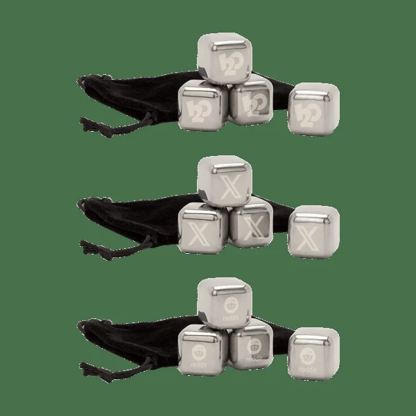 Cottonmouth Stainless Steel Ice Cubes 1