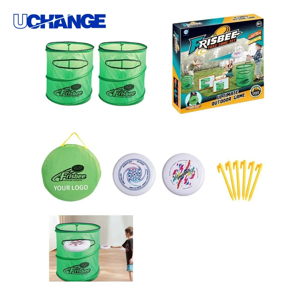 Disc Game Set with Pouch 1