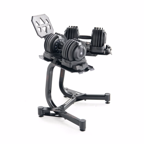 Echelon Adjustable Dumbbells with Stand