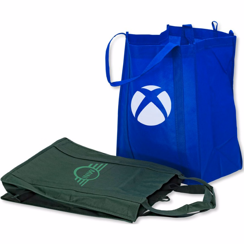 Non-Woven Shopper Tote with Plastic Stability Insert