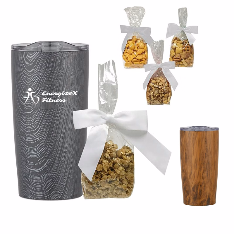 20 Oz. Woodtone Rocky Tumbler With Stuffer