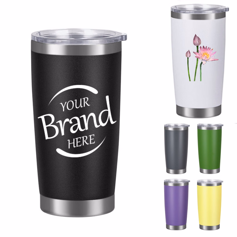 20oz Stainless Steel Wine Tumbler with lid