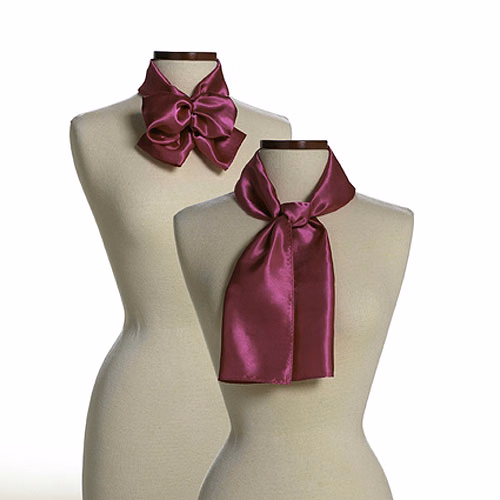 Solid Series Fuchsia Silk Scarf - 8"x45"