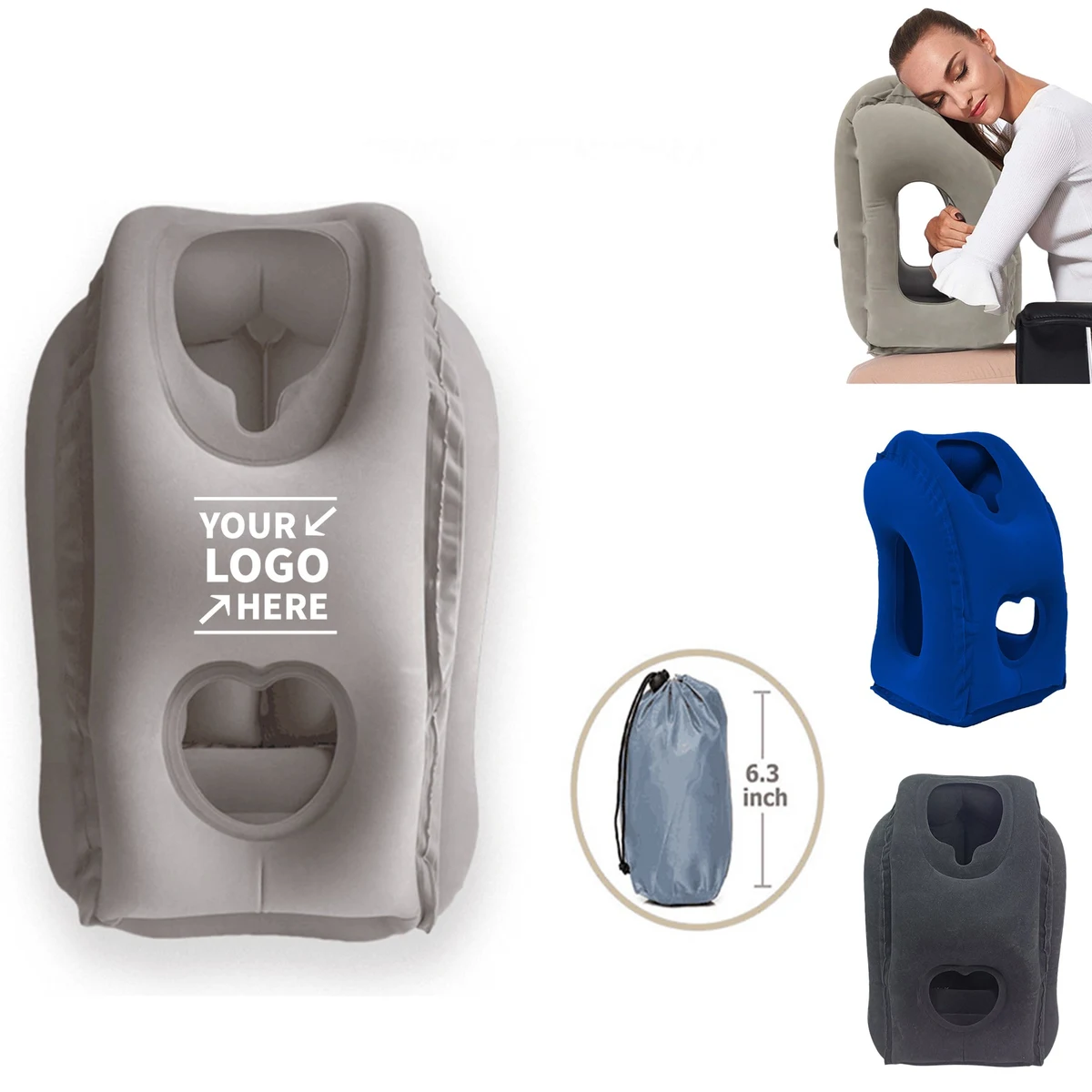Inflatable Airplane Neck Pillow 1
