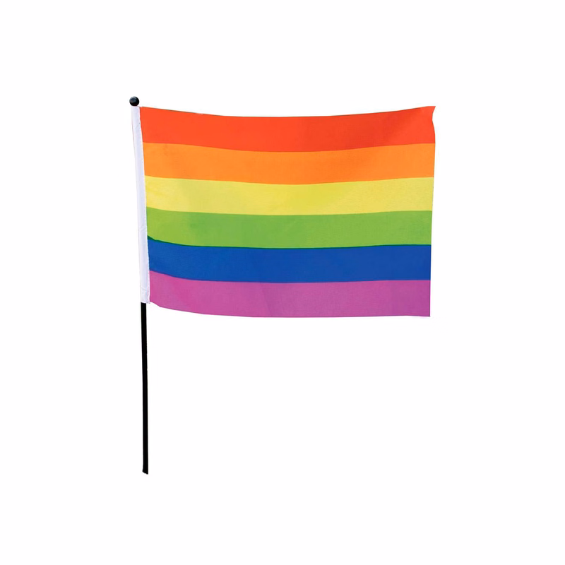 8" Pride Stick Flag