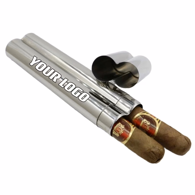 Custom Stainless Steel Cigar Tube Moistureproof