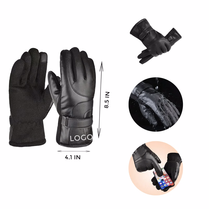 MOQ 10 PCS Leather Motorcycle Gloves