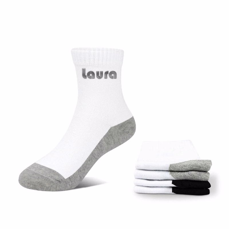 Mid-rise sock cotton deodorant