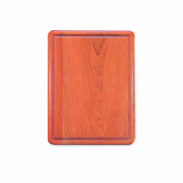 Bubinga Wood Plaque Rounded Corners & Border Detailing 8 x10