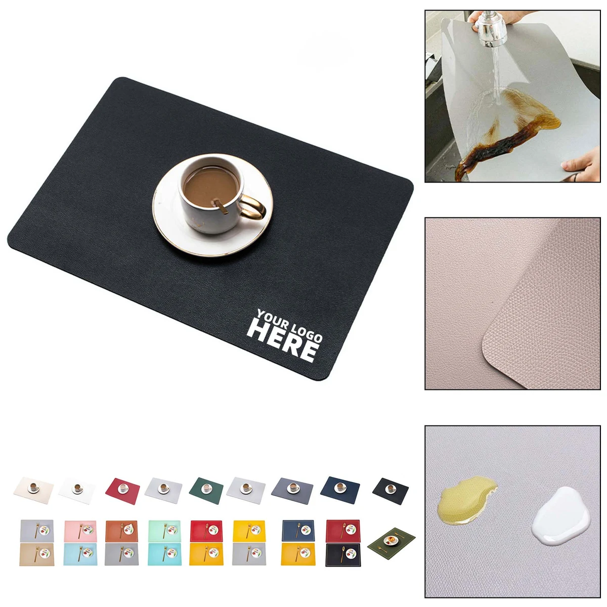 PU Table Mat Heat Resistant Waterproof 1