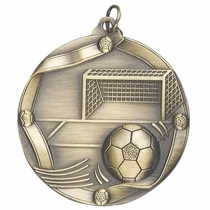 Soccer Die Cast Medal, 2 1/4"