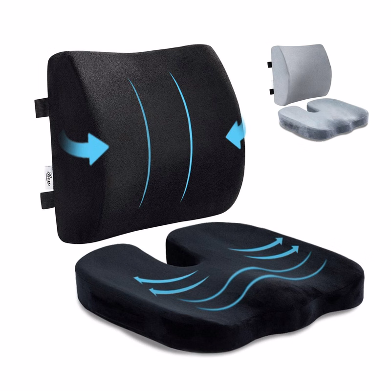 Ergonomic memory foam car cushion