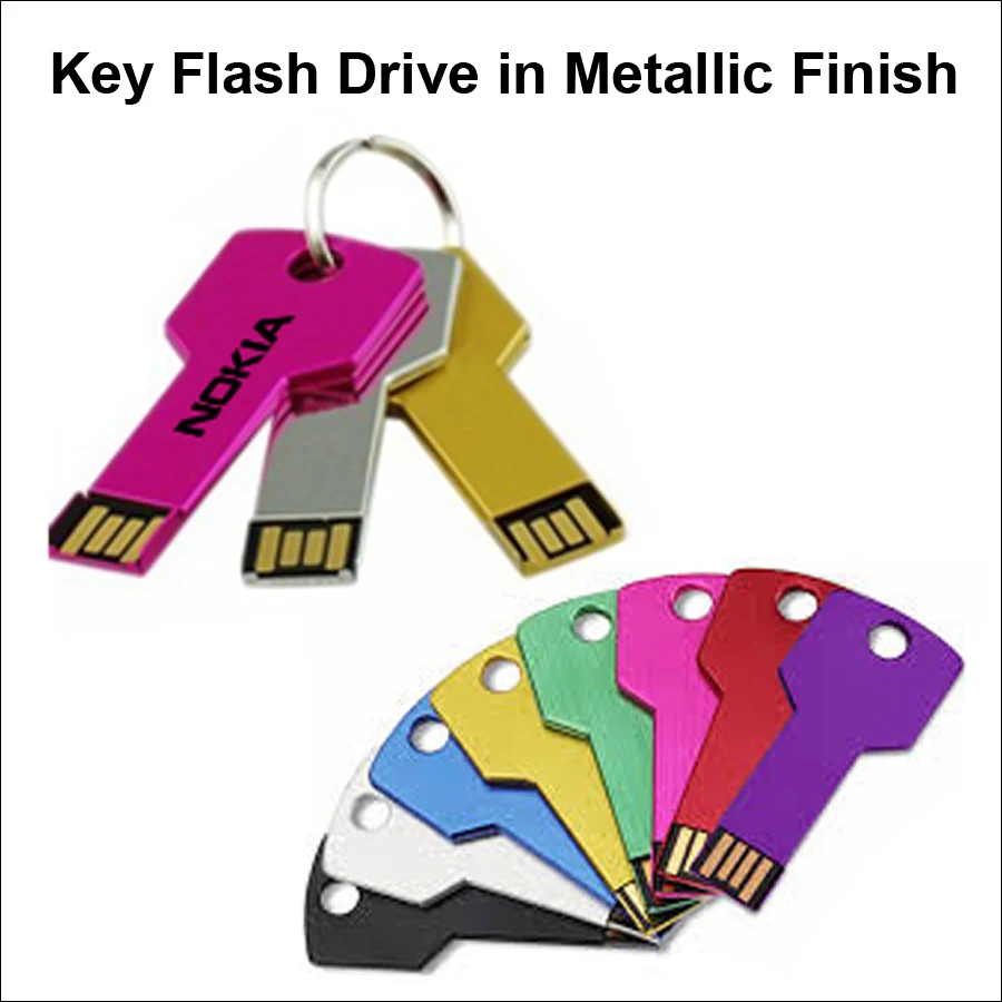 Key Colored Flash Drive / USB - 64 GB 1