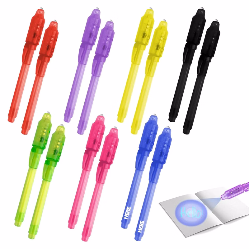 UV Light Invisible Ink Pen