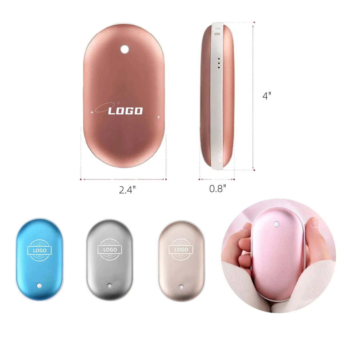Winter Hand Warmer Reusable USB Power Bank MOQ50 1