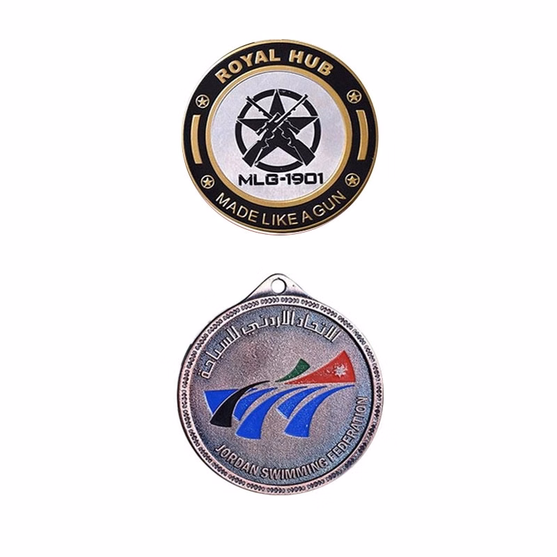 Round Shape Custom Embossed Aluminum Plate