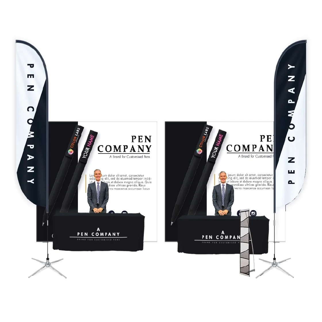 Premium 20ft Booth Package 1