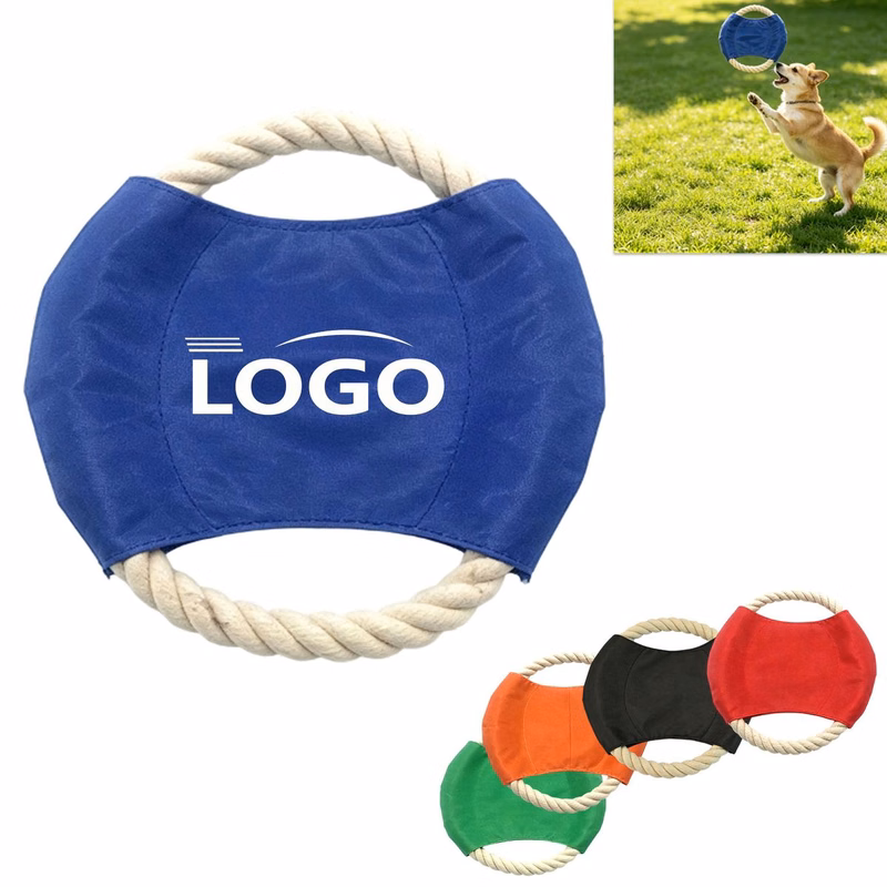 MOQ 10 Cotton Rope Pet Flying Disc