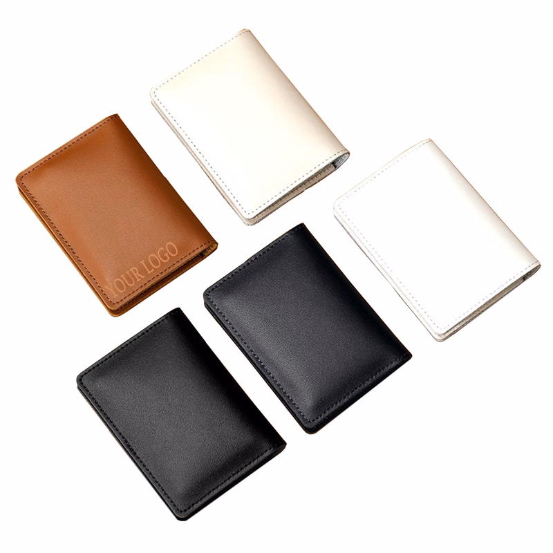 PU Leather Business Card Holder Case MOQ 100