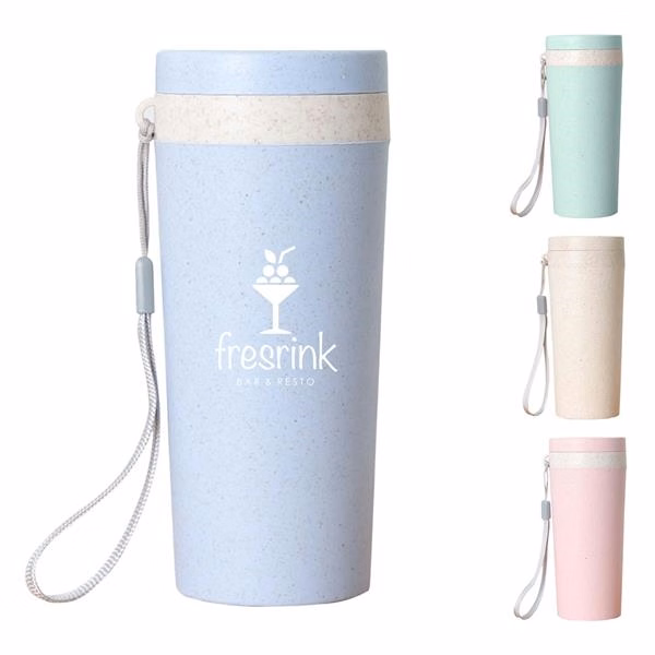 Wheat Straw Plastic Cup Water Bottle