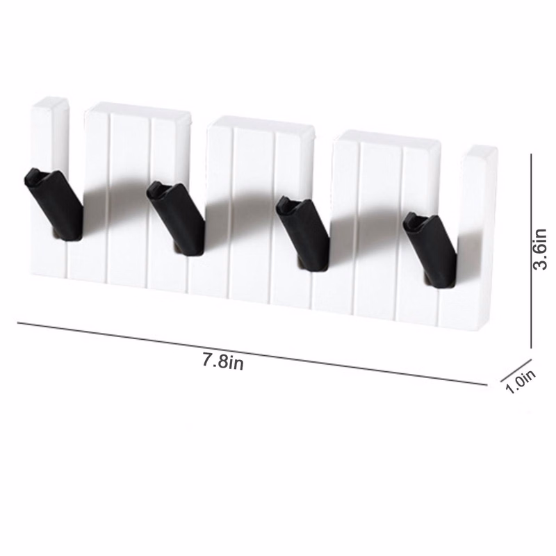 Piano Hook Folding Space Saving Coat Rack
