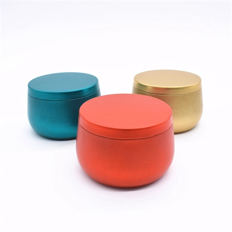 Drum Shaped Candle Jar