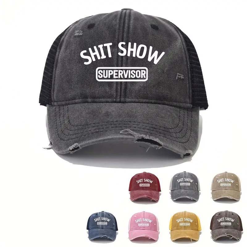 Washer Wrinkle Hat Baseball Vintage Cap