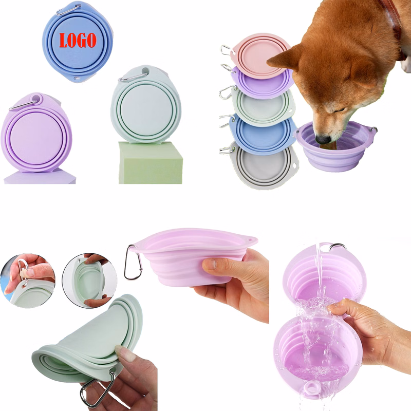 350ML Pet Silicone Folding Bowl